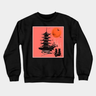 samurai battle Crewneck Sweatshirt